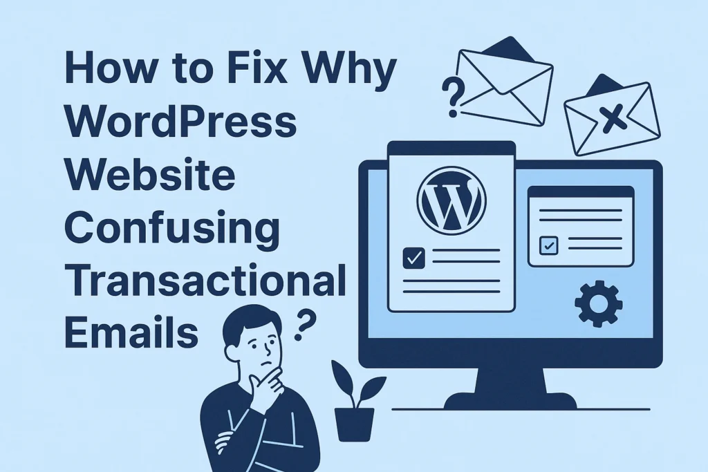Why My WordPress Website Confusing Transactional Emails